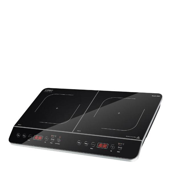 Caso Induktionsplatta Dubbel Touch 3500W svart