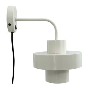 Dyberg Larsen Stoke vägglampa 29 cm vit