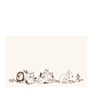 Muurla Moomin for Pets silikonmatta 48x30 cm beige