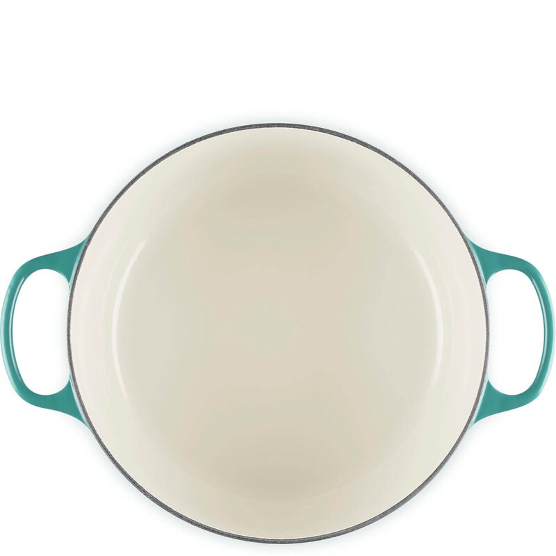 Le Creuset Signature gjutjärnsgryta rund 28 cm 6,2 L Bleu Riviera