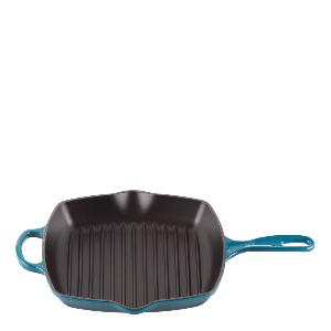 Le Creuset Signature Grillpanna Kvadratisk 26 cm deep teal
