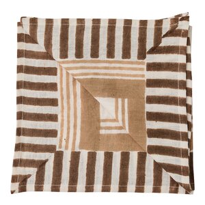 Tell Me More Ella tygservett 50x50 cm Hazelnut