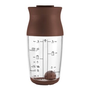 Lékué Shaker för pannkakssmet brun/klar