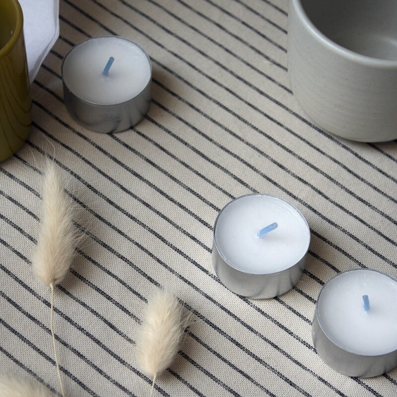 Liljeholmens Värmeljus 3,8 50-pack vit