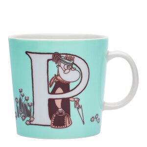 MoominArabia Muminmugg bokstav P 40 cl turkos