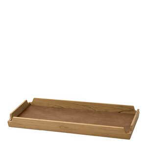 LIND DNA Airy teak bricka 36,6x14,6 cm Nature