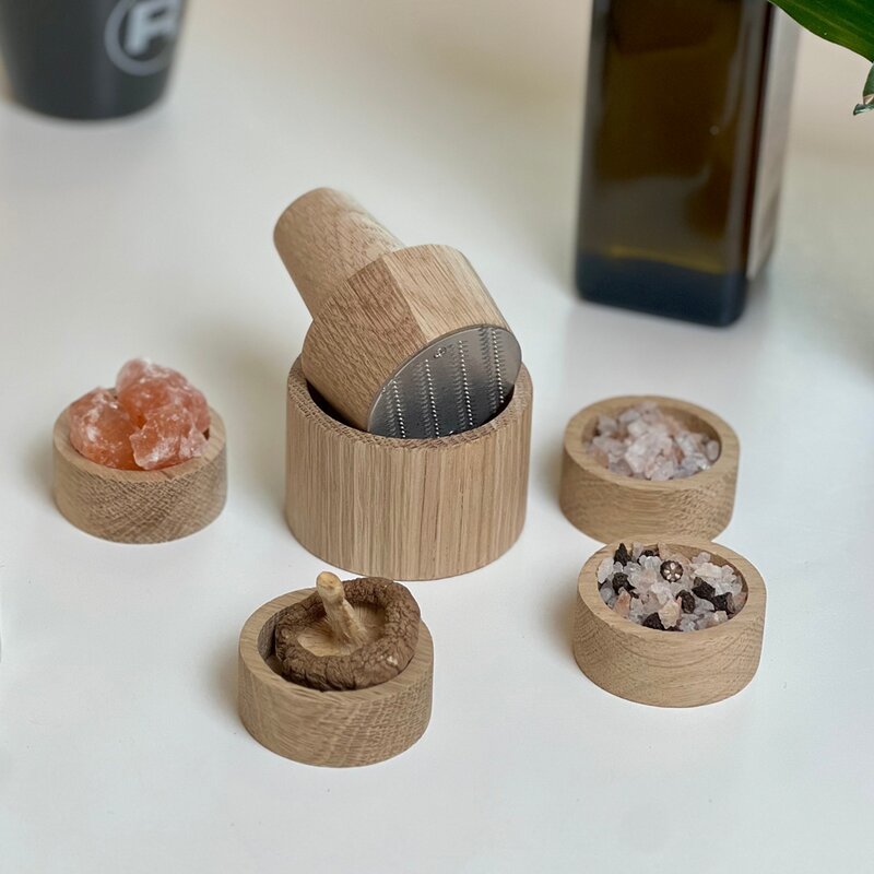 Rivsalt Crush 040 minimortel med rivjärnsyta ek