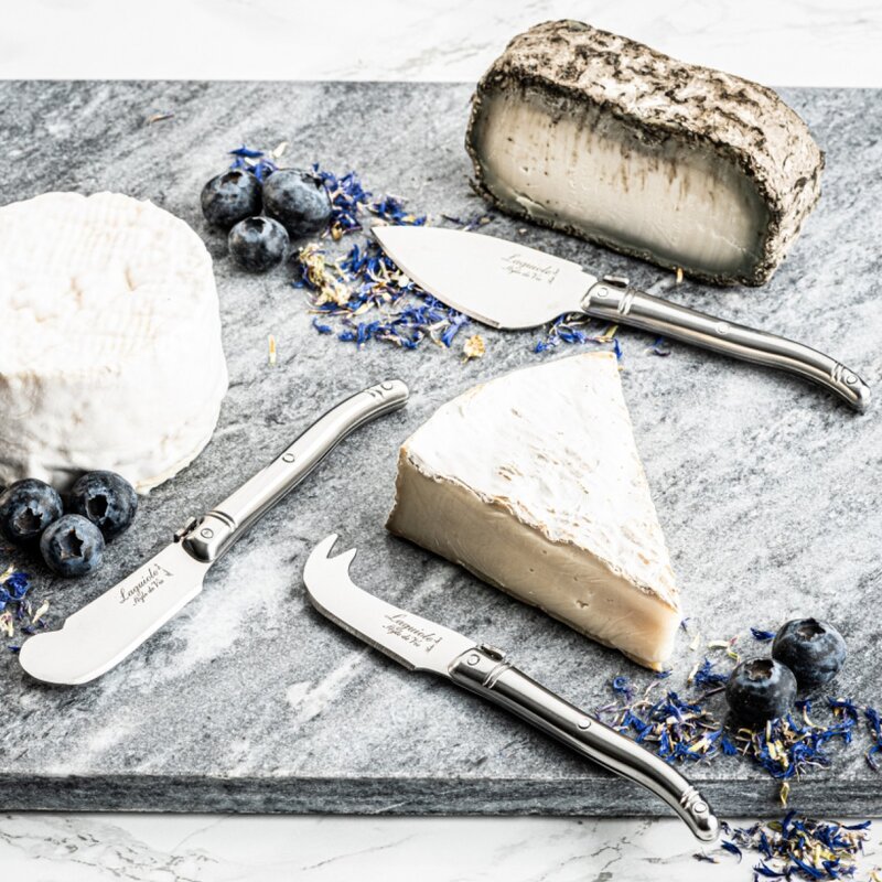 Laguiole Style de Vie Ostknivar 3 delar Rostfritt stål