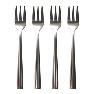 Aida Groovy tårtgaffel 4-pack polerad