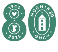 Etikett för Mumin 80-årsjubileum