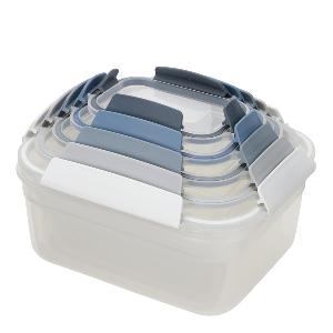 Joseph Joseph Nest Lock Sky Förvaringsbehållare Set 10 delar Grå/Vit/Blå