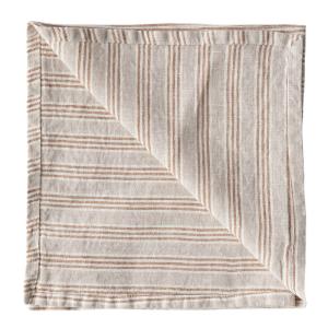 Tell Me More Lin Servett 45x45 cm Hazelnut Stripe