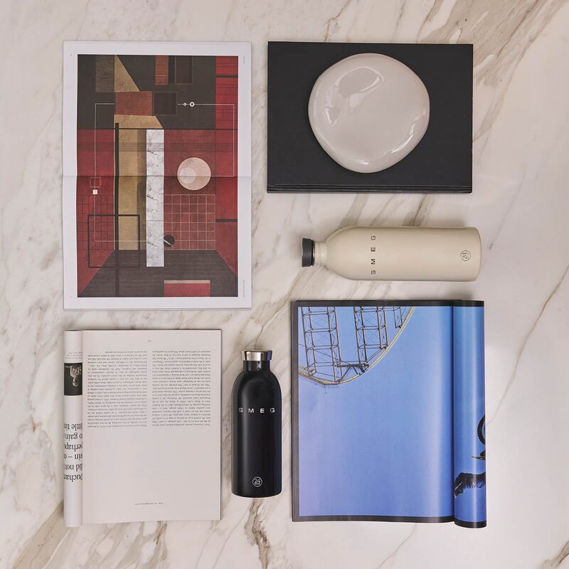 SMEG vattenflaska WBF02 1 L creme