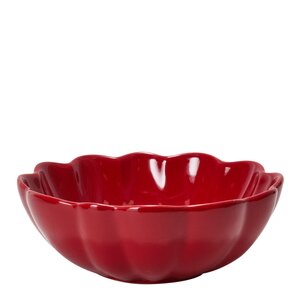 Stiernholm Lotus skål 16 cm röd