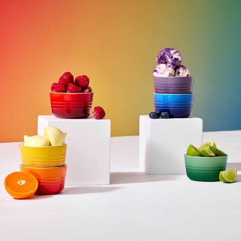 Le Creuset Rainbow ramekin mini 10 cl 6-pack multi