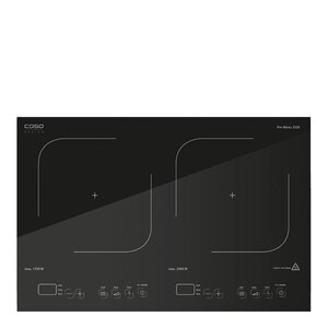 Caso Pro Menu 3500 dubbel induktionsplatta 36x54,5 cm svart