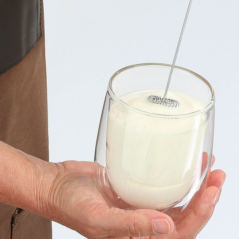 Cilio Amico mjölkskummare 23 cm svart