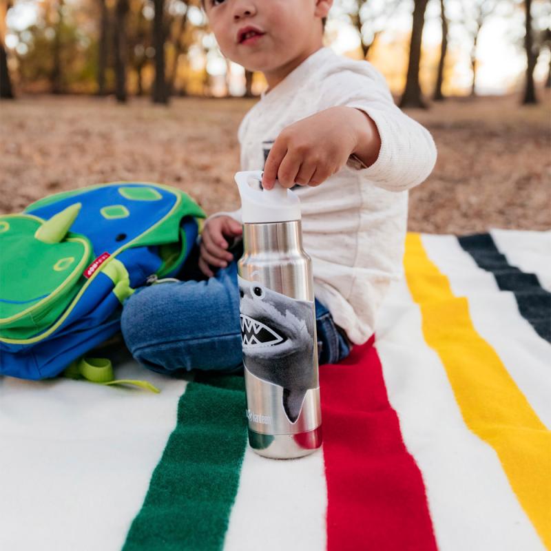 Klean Kanteen, Kid Classic Narrow Termosflaska 35,5 cl Mr Shark