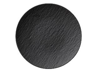 Villeroy & Boch Manufacture Rock Tallrik flat utan bräm 25 cm Svart