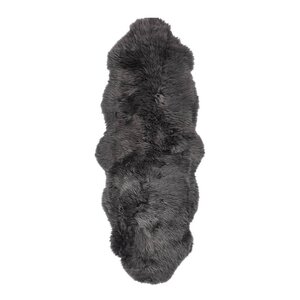 Natures Collection Fårskinn New Zealand lång ull 160 cm steel
