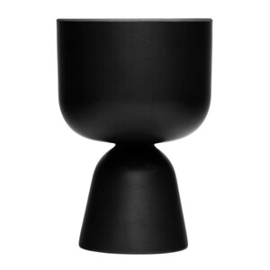iittala Nappula blomkruka 19x12,5 cm matt svart