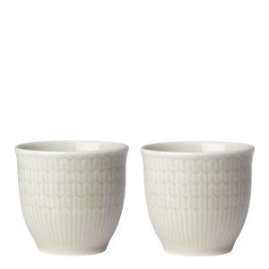 Rörstrand Swedish Grace Äggkopp 4 cl 2-pack Havre 