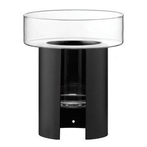 LSA International Terrazza kruka 19,8x24,3 cm jet black