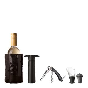 Vacu Vin Wine Original Set 5 delar Svart/Silver