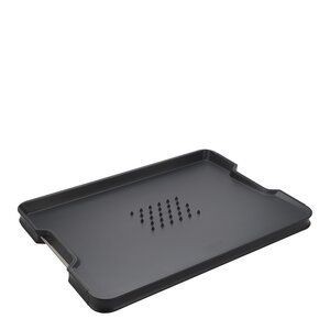 Joseph Joseph Cut&Carve Plus skärbräda 41x29 cm svart