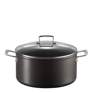 Le Creuset Toughened Non-Stick gryta med glaslock 6 L 24 cm