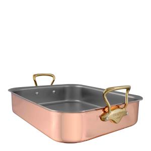 Mauviel M-150b långpanna 35x25x7 cm koppar/mässing  