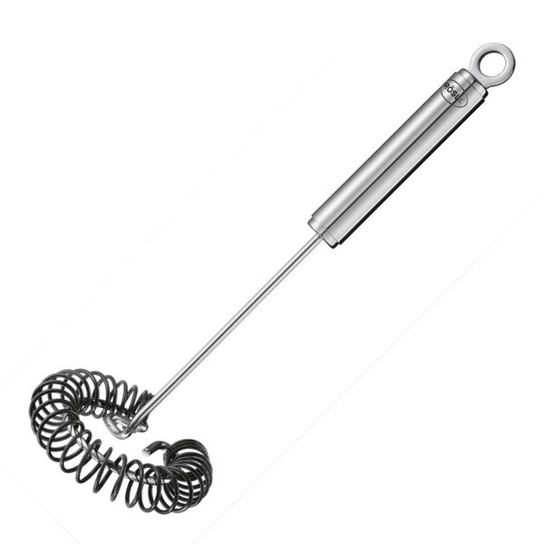 Rösle Spiralvisp silikon 27 cm stål/svart