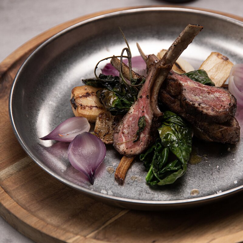 Exxent Tallrik 25 cm rostfri vintage