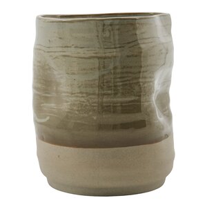 House Doctor Happy kruka 17 cm khaki