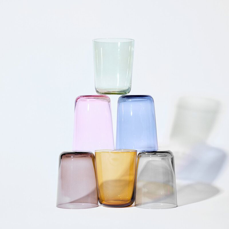 Frederik Bagger New York vattenglas 34 cl 2-pack topaz