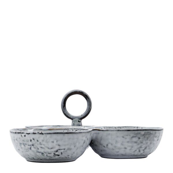 House Doctor Rustic serveringsskål 20 cm grå/blå