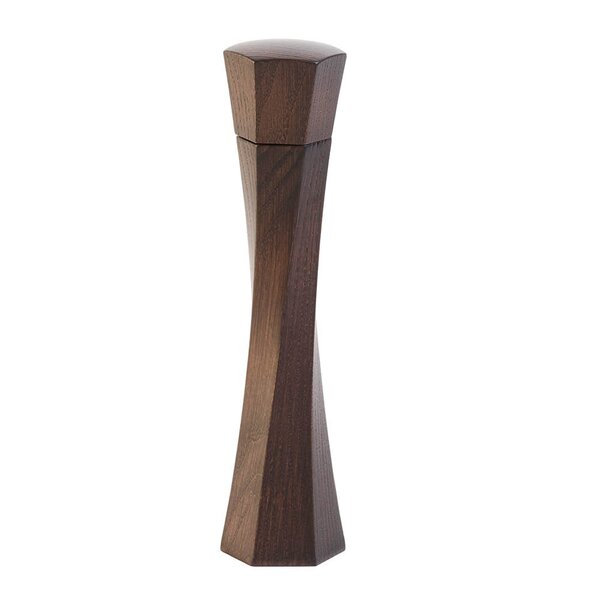 Legnoart Twist salt- och pepparkvarn keramiskt 26 cm mörkt askträ