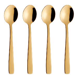 Aida RAW Kaffesked 4-pack Guld