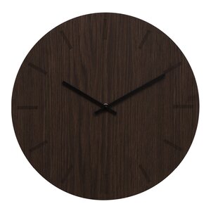 Hemverk Dark Oak väggklocka 38 cm mörk ek med svart visare
