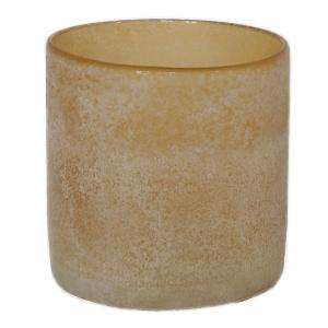 Tell Me More Frost Ljuslykta 9x9 cm Amber