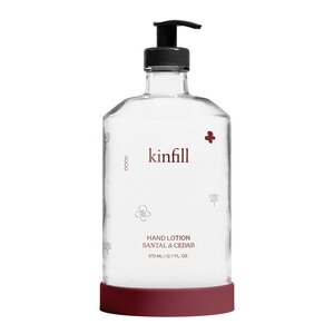 Kinfill Handkräm med glasdispenser 375 ml santal & cedar