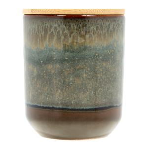 Villa Collection Iris Doftljus 8x9,5 cm Brun/Grön