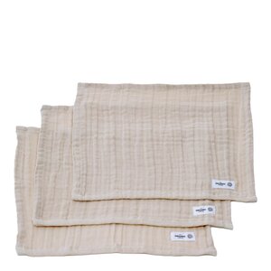 The Organic Company FINE tvättlapp 30x30 cm 3-pack stone