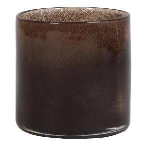 Tell Me More Lyric Ljuslykta 8x8 cm Dark Brown