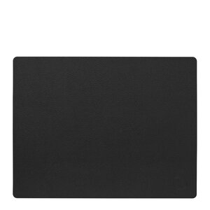 LIND DNA Leather Serene Rectangle Bordstablett 26x34 cm Black