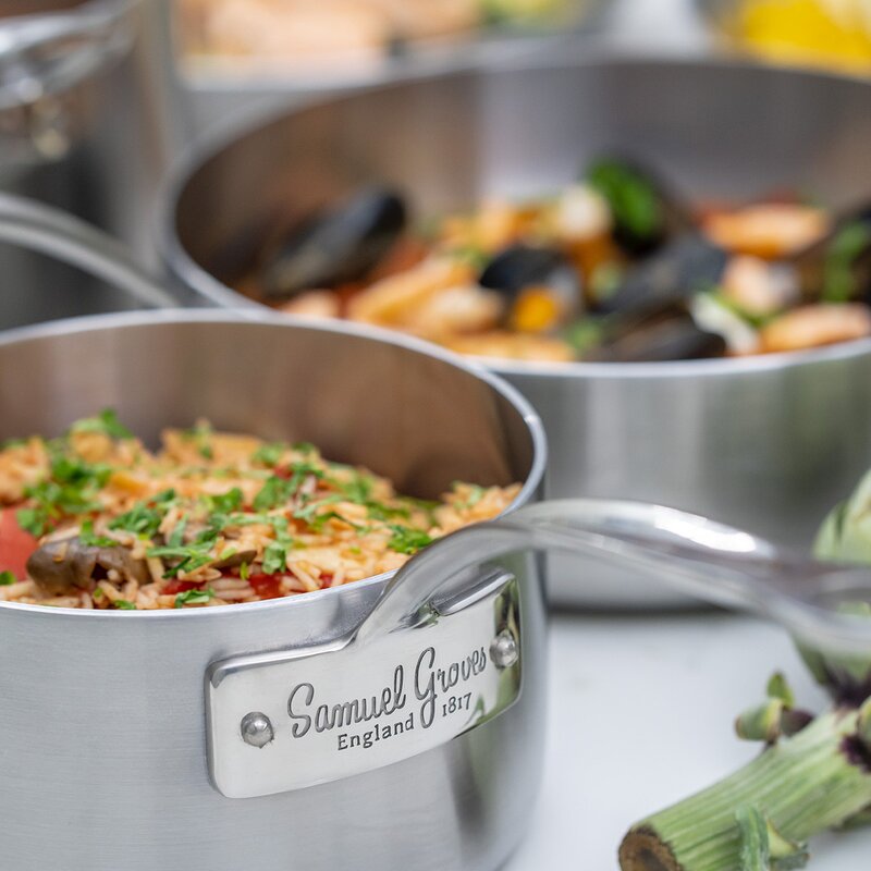 Samuel Groves Classic Stainless kastrull med lock 2 L