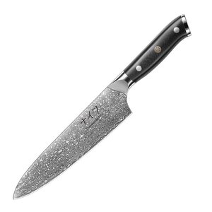 Damaskus by Haws G10 kockkniv 32 cm svart