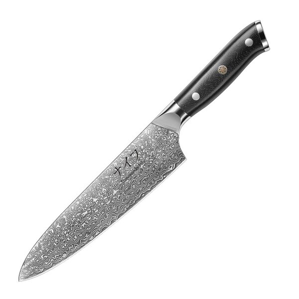 Damaskus by Haws G10 kockkniv 32 cm svart