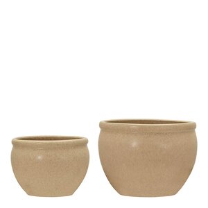 House Doctor Vale blomkruka 2 delar beige