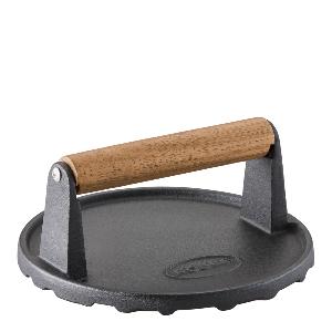 Rösle Grillpress 17,7 cm Gjutjärn/Valnötträ